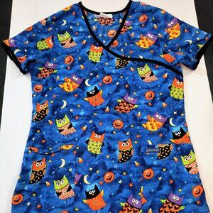 Halloween Scrub Top